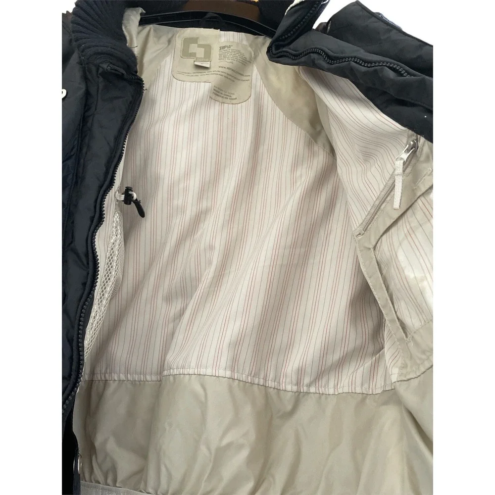 Sepia Women's Snowboarding Ski Jacket Coat‎ Down Insulated Size Small Black
